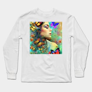 Dream of summer girl Long Sleeve T-Shirt